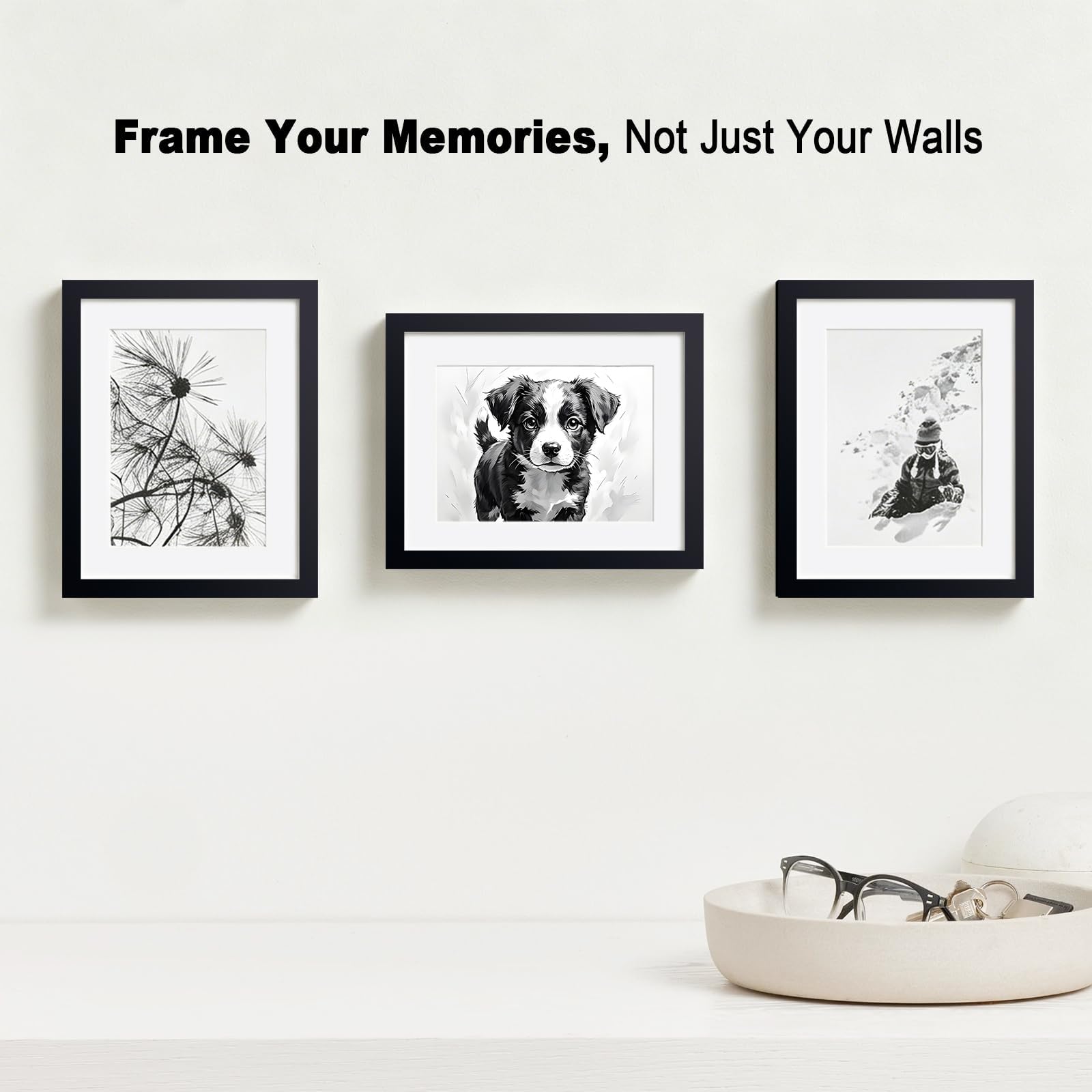 Amazon.co.jp: (28cm x 36cm, Black-flat Edge) - 28cm x 36cm Picture